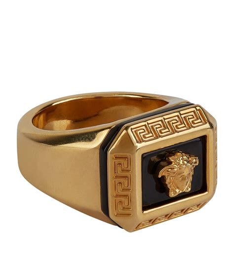 versace mens ring size|Versace gold ring for men.